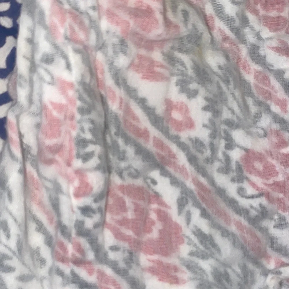Muslin cotton  Floral Patterned Baby bonnet Hat 0-3 mo